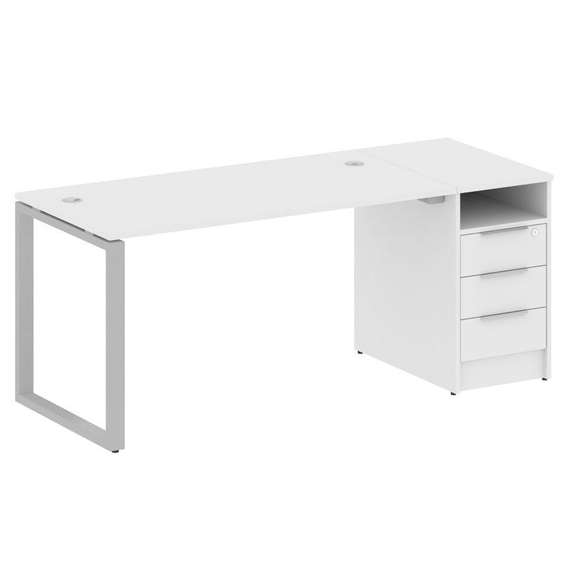 Метал Систем Рабочая станция с тумбой на О-образном м/к БО.РС-СТП-1.3