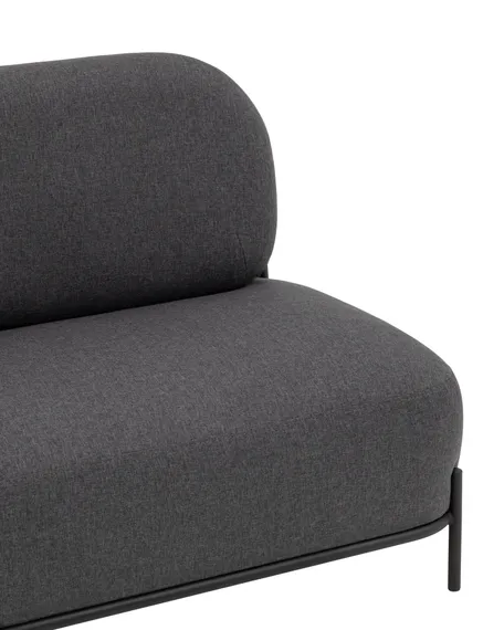 Диван Midnignt темно-серая рогожка