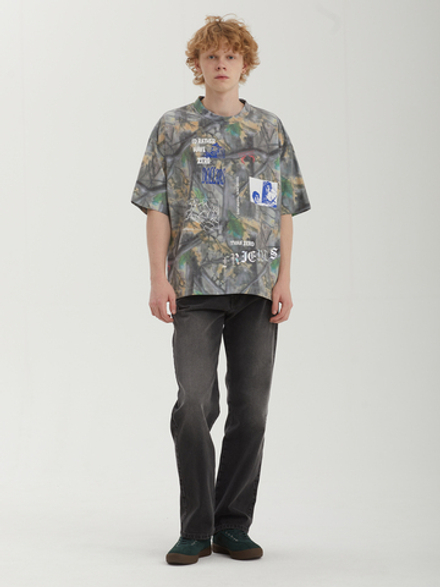 Мужская Футболка Id Rather Camo