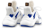 LOUIS VUITTON Lv Archlight Sneakers "White With Blue Monogram" Women"s