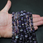 Аметист галтовка бусины 8-11мм