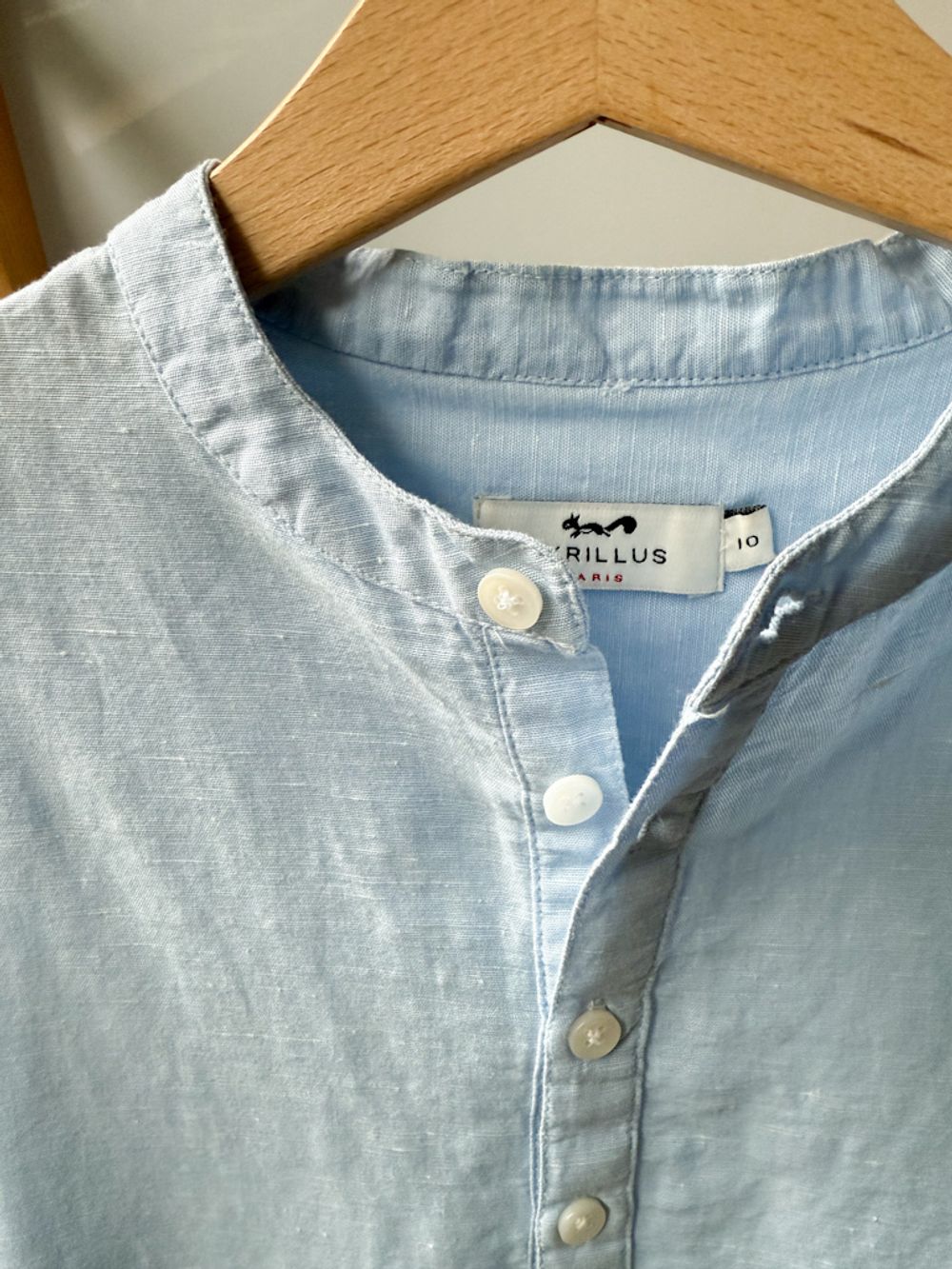 Рубашка-поло из хлопка и льна Cyrillus, 140