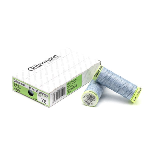Нитки отделочные Gutermann Top Stitch 30 (30 метров), 5 кат. | 075 бледный джинс