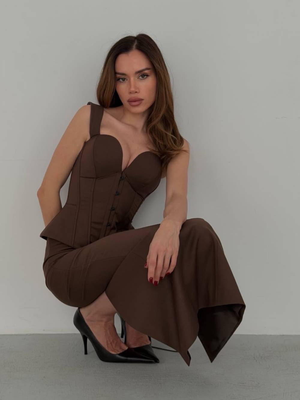 Юбка Loona, Коричневый