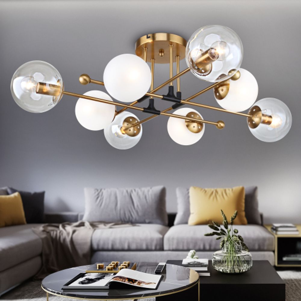 Люстра Rivoli   3145-308 8 х Е14 40 Вт модерн