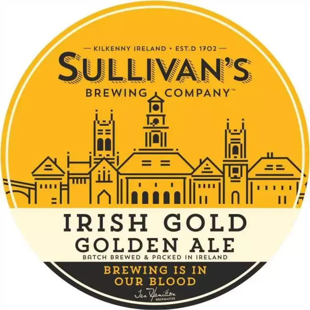 Пиво Салливанс Айриш Голд Эль / Sullivan&#39;s Irish Gold Ale - 30л
