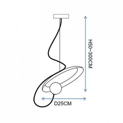 Подвесной светильник Imperiumloft MARGOTT Black margott01