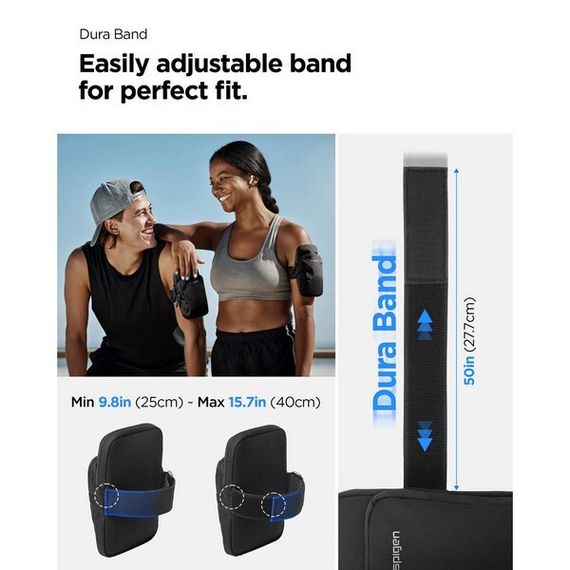 Чехол на руку Spigen Dynamic Shield Armband A702 (AMP04617) Black