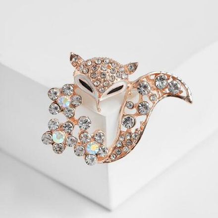 5375012 Брошь "Лиса" в цветах