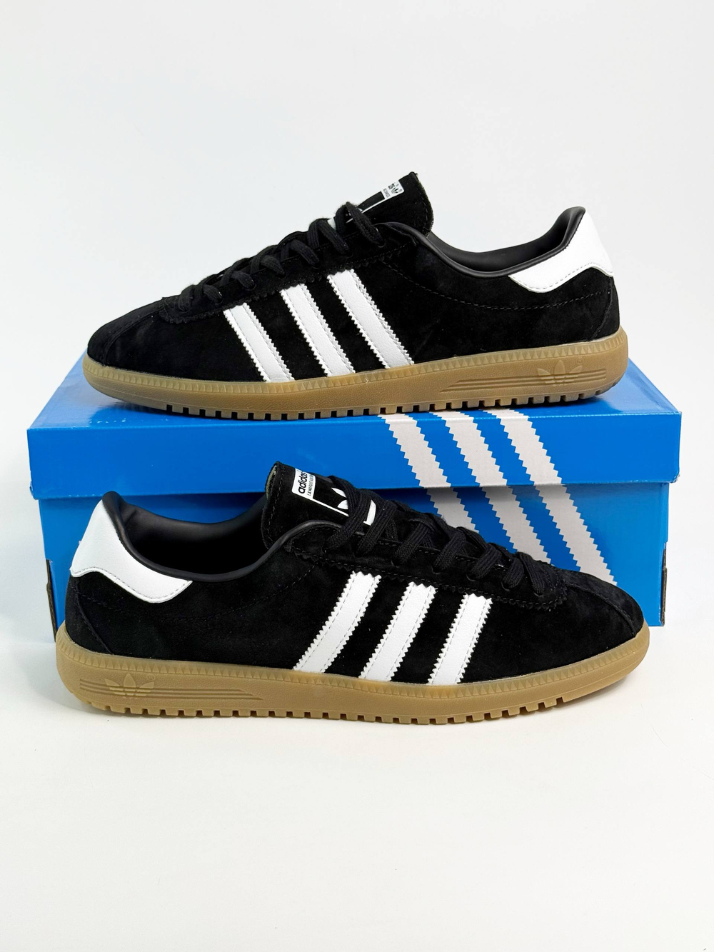 Кроссовки Adidas Bermuda #B198 (черн.)