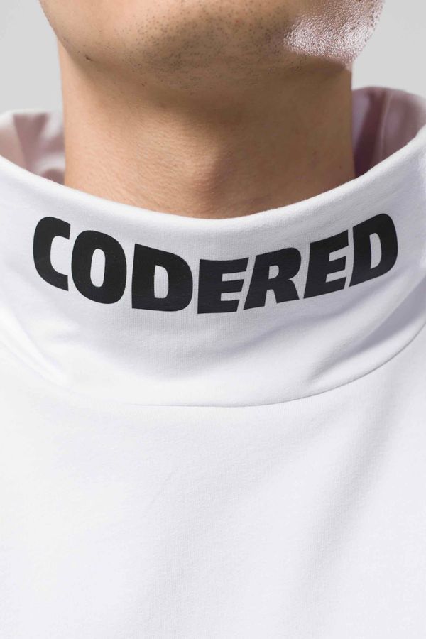 Водолазка оверсайз Rollneck Wide Coderedneck белая - фото 6