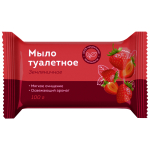 Мыло туалетное OfficeClean "Земляника", флоу-пак, 100 гр