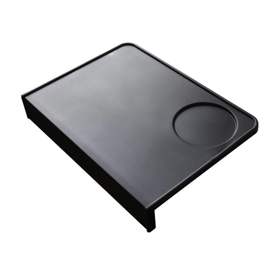 Силиконовый мат для кофейных аксессуаров черный P.L. Barbossa