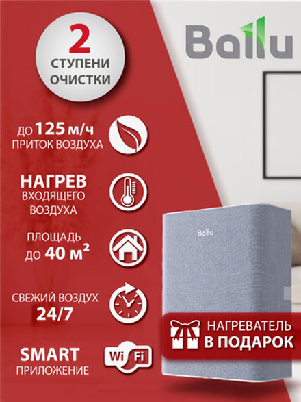Приточный очиститель воздуха Ballu Oneair ASP-100