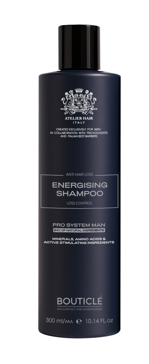 Bouticle Укрепляющий шампунь против выпадения волос с экстрактом мяты и сицилийского апельсина, 300 мл