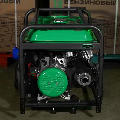 Генератор бензиновый Electrolite 9000S с электрическим стартером / колеса+ручки