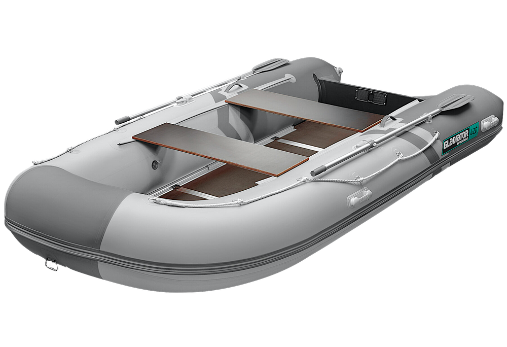 Лодка ПВХ Gladiator Light B420 с фанерным полом -