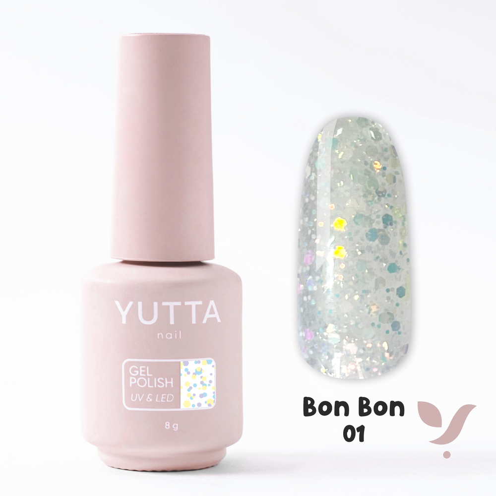 Yutta, Гель-лак Bon Bon 01, 8g