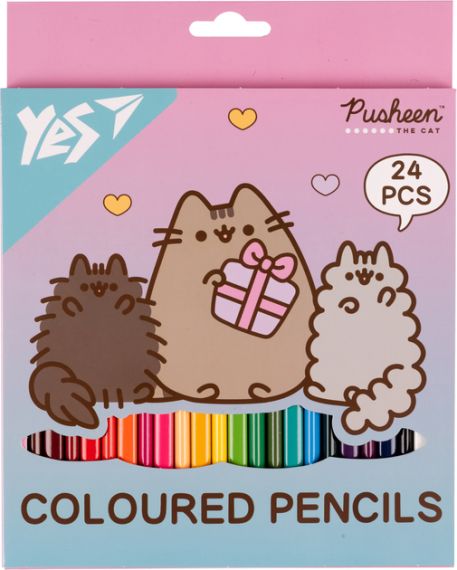 Rəngli karandaş \ Цветные карандаши 24rəng 290741 Pusheen YES