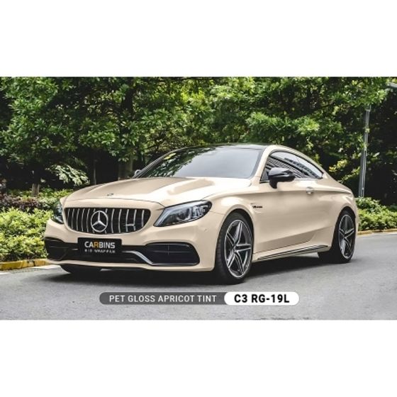 Пленка PET бежевая глянцевая Gloss Apricot Tint Carbins