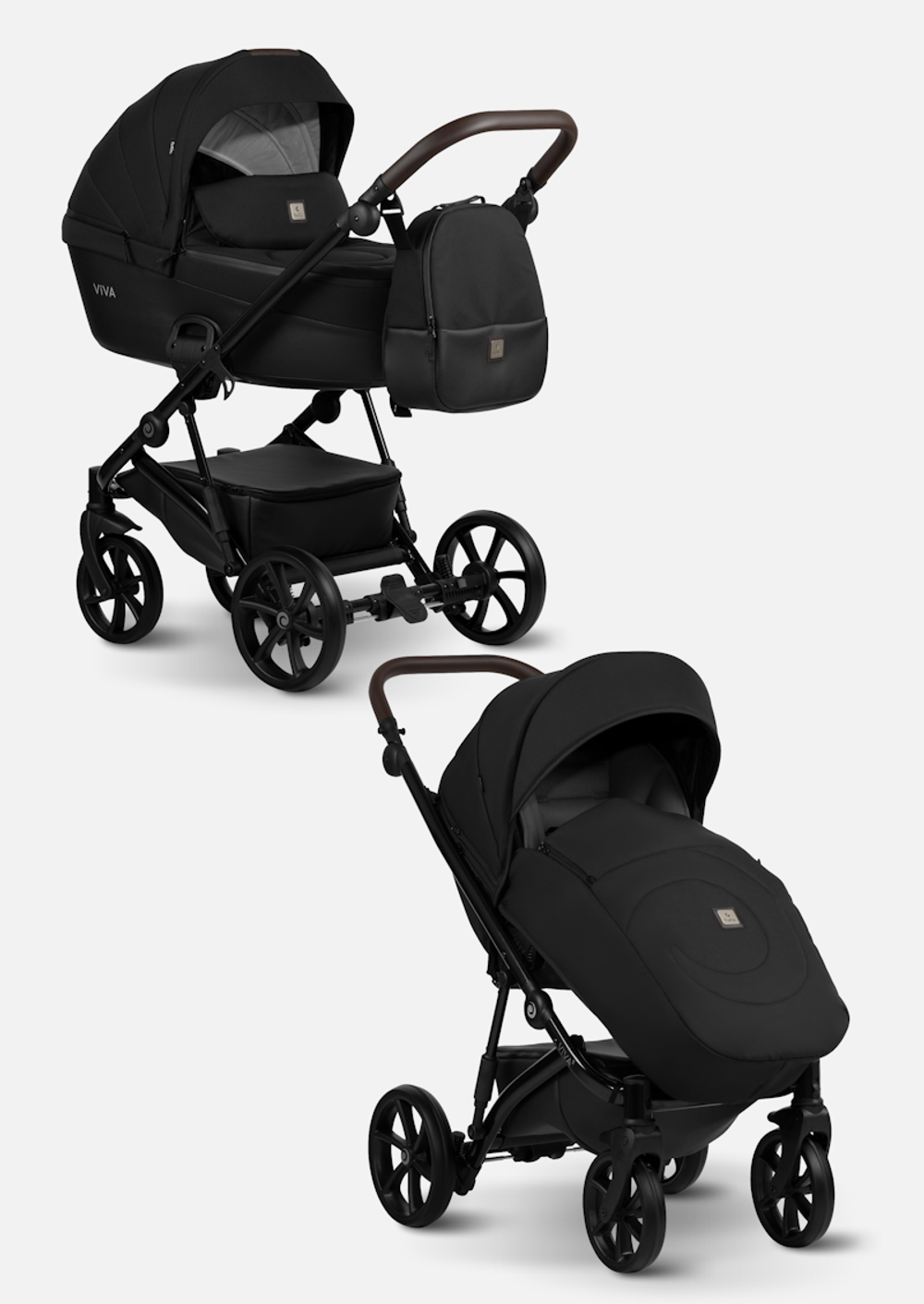 Tutis Коляска 2 в 1 VIVA 5+ Essential Caviar