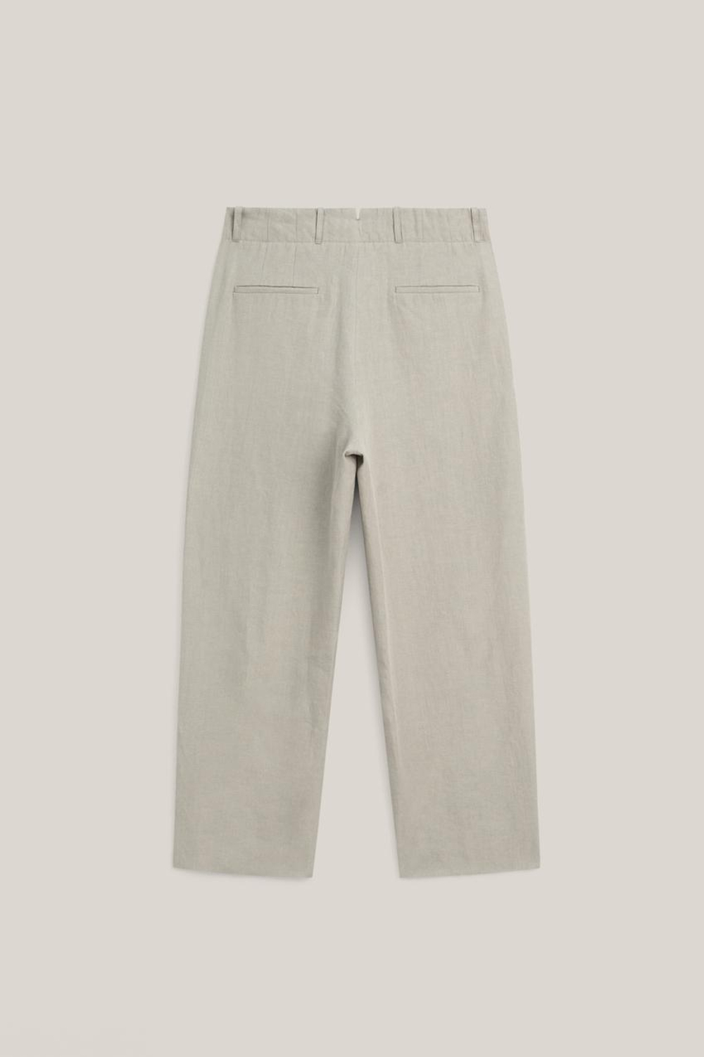 Massimo Dutti Брюки из 100% льна - Limited Edition, серый
