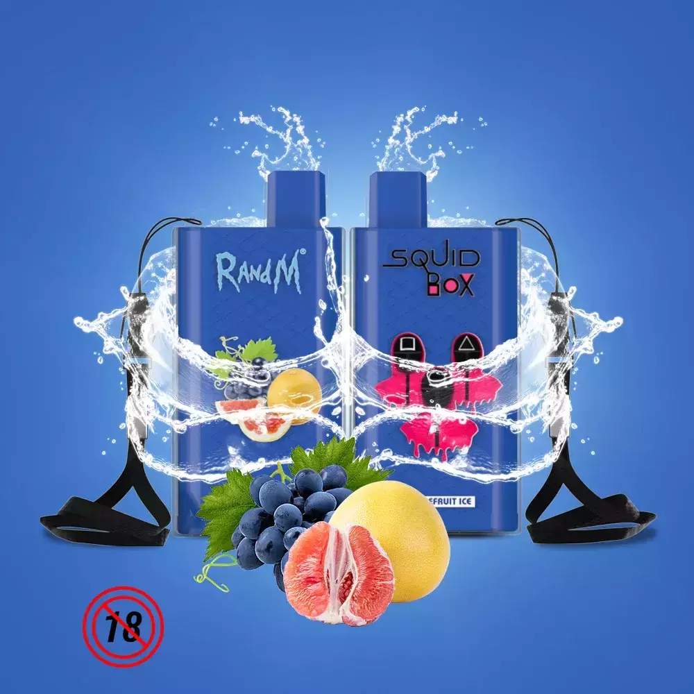 RandM  Squid Box 5200 - Grapefruit Ice (5% nic)