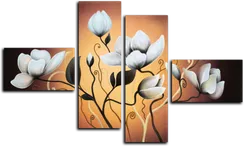 Модульная картина "Изысканный цветок"