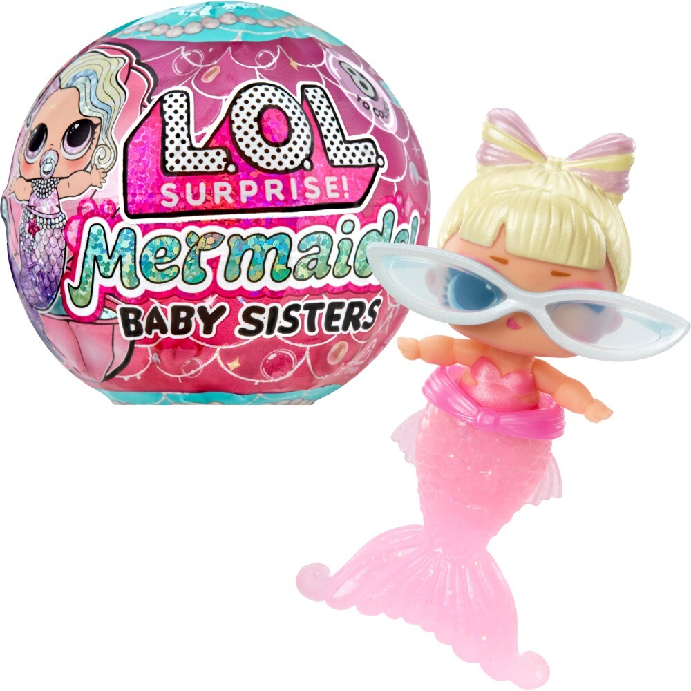L.O.L. SURPRISE - Младшая сестра-русалочка в шаре-сюрпризе LOL Surprise Mermaids 515760 / артикул   515760  / GTIN 035051515760
