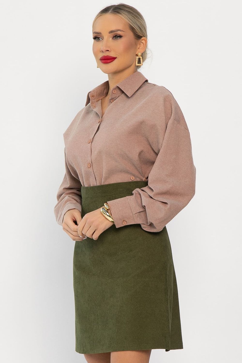 Юбка Перси (хаки) Ю14184-10М LT Collection