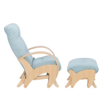 Кресло-глайдер Эстет с пуфом