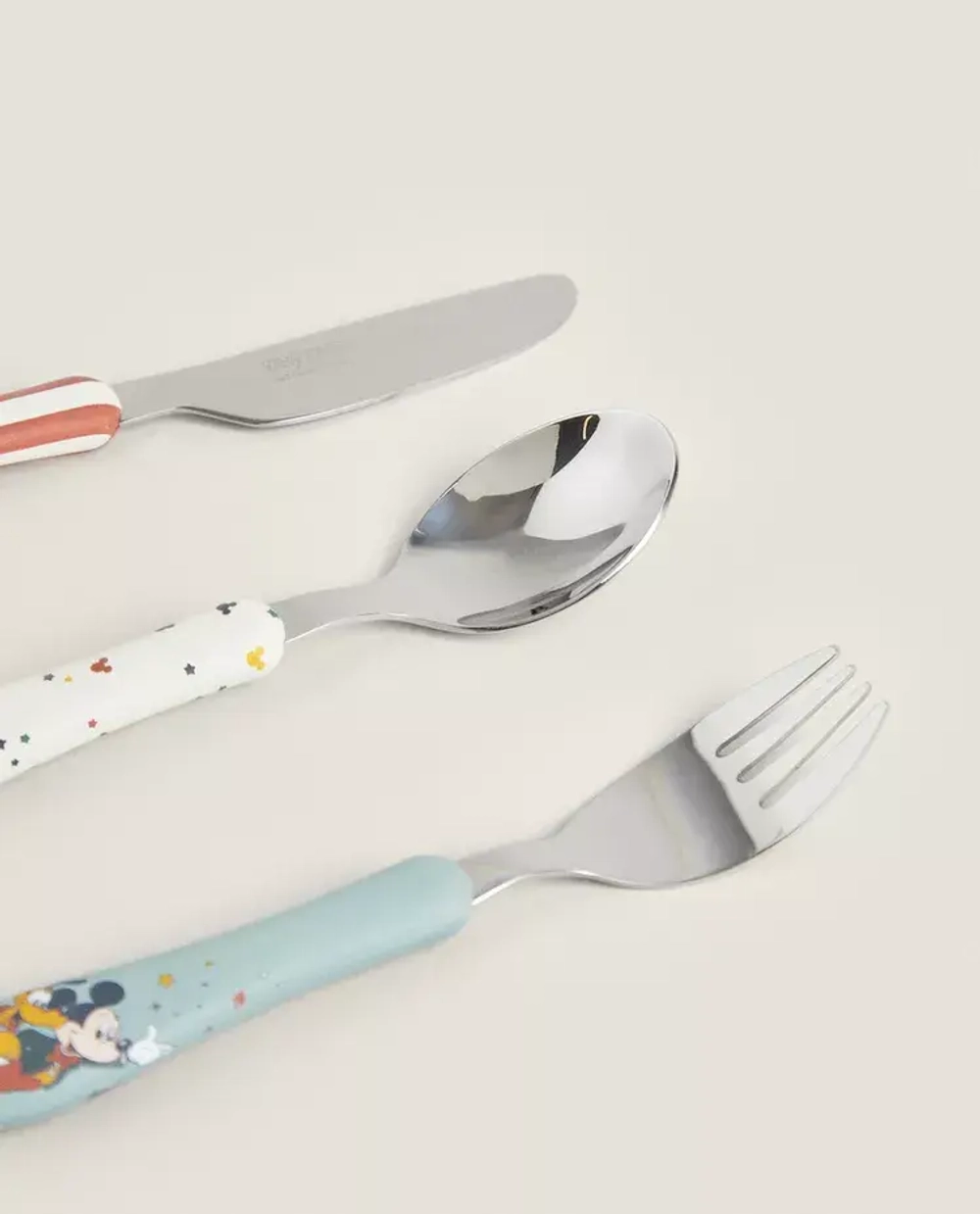 ZARA HOME НАБОР ЦВЕТНЫХ СТОЛОВЫХ ПРИБОРОВ ДЛЯ ДЕТЕЙ МИККИ МАУС © Disney, РАЗНОЦВЕТНЫЙ