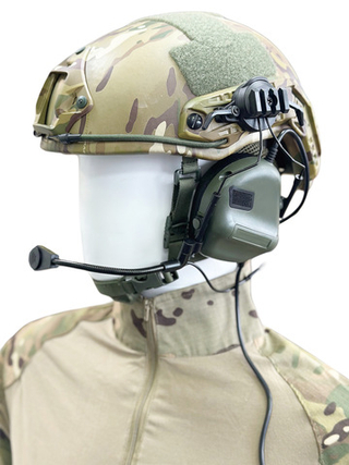 COMMUNICATION HEADSET V" тактические наушники для стрельбы/съемный микрофон (для крепления на шлем)