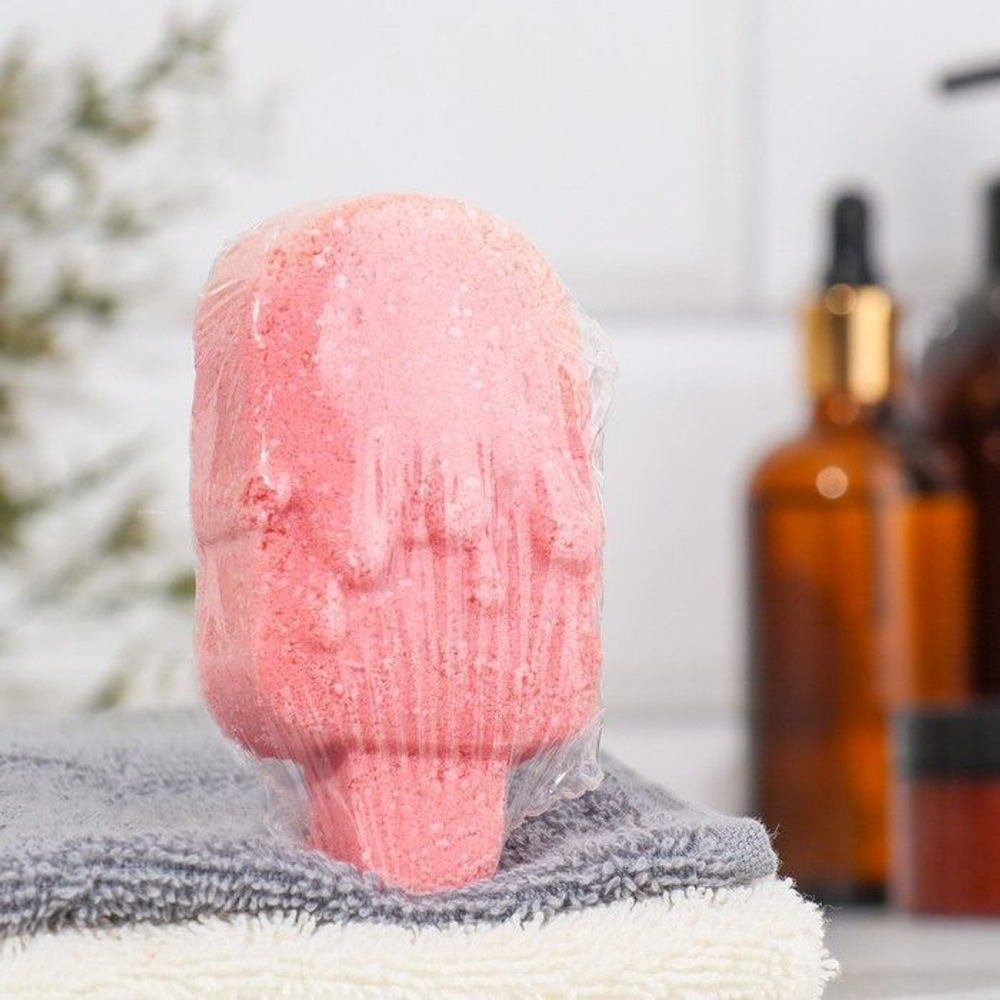 Бомбочка для ванны Мороженка с ароматом шоколада - 100 гр.