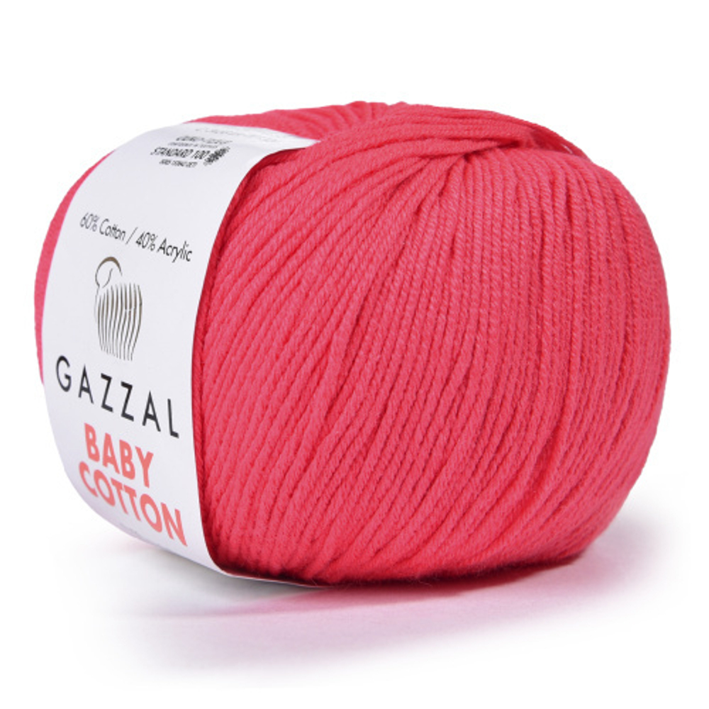 Пряжа Baby Cotton XL 50 г,105м,50%хлопок, 50%акрил (цена за 1 шт)