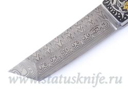 Нож Paolo Gidoni Engraver Erik Ansaldi Samuraiфотография - 2