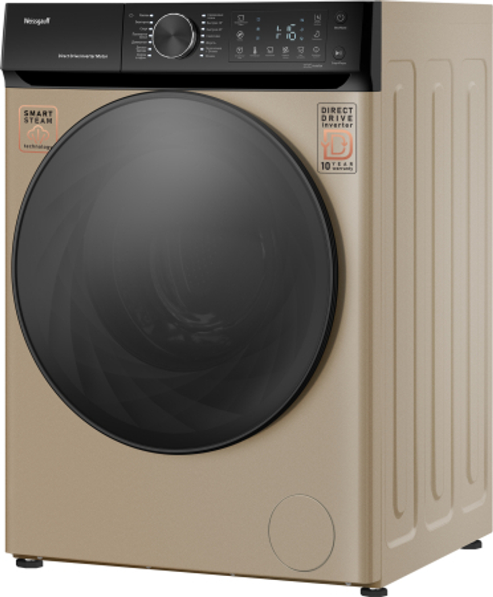 Сушильная машина Weissgauff WM 59411 Direct Drive Inverter Steam Champagne