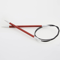 Спицы круговые Zing, 8мм/80см, KnitPro,(47136)
