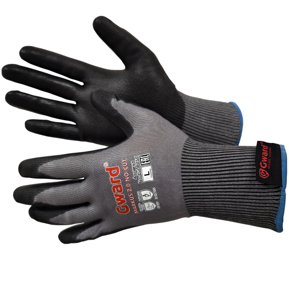 Перчатки GWARD No-Cut Markus 2.0 из ADAMAS-волокна с полиуретановым покрытием