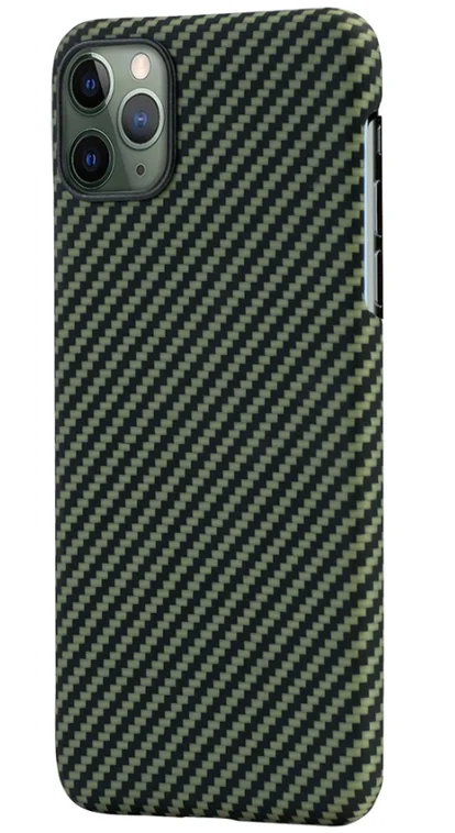 Кевларовый Чехол Pitaka Для Apple IPhone 11 Pro, Черно-Зеленый KI1105
