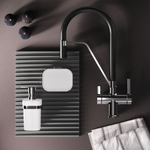 Смеситель для кухни с каналом для питьевой воды, гибкий излив AM.PM Func F8F07802