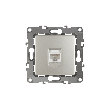 Розетка ЭРА Серия 12 12-3107-15 информационная RJ45 IP20 перламутр