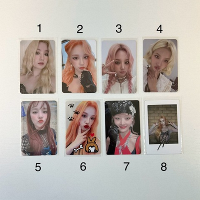 Официальные предзаказные фотокарты (G)I-DLE