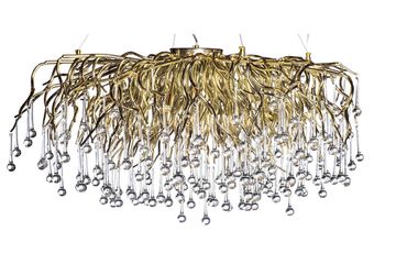 86-80150 Люстра круглая d.120*h.38см, металл цвет золото