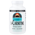 Source Naturals, L-карнитин, 500 мг, 120 капсул