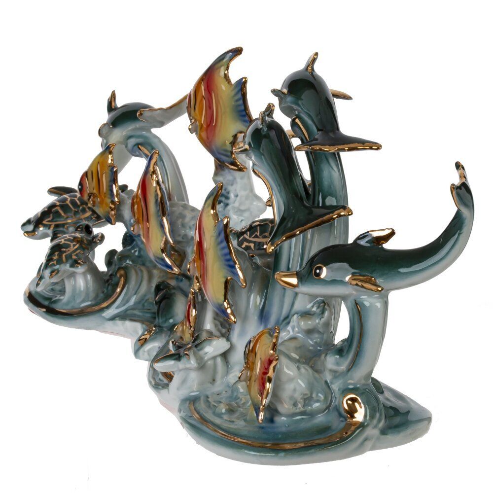 GAEM Фигурка декоративная "Морская композиция", L23 W9 H13 см, 4в.