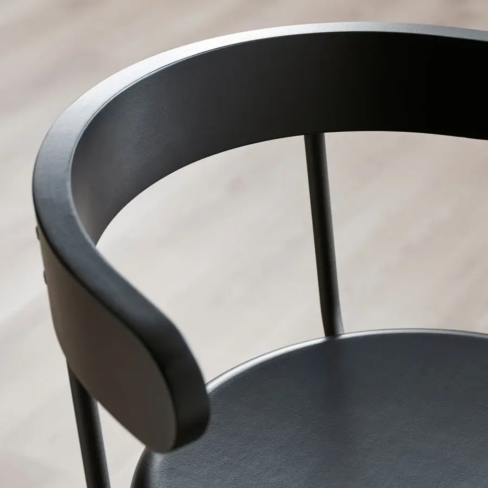 Барный стул - YNGVAR IKEA/ ИНГВАР ИКЕА, 99х53х51 см, черный