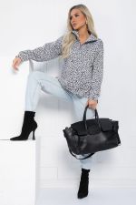 Блуза Игра по твоим правилам (серая) Б12738-5М LT Collection