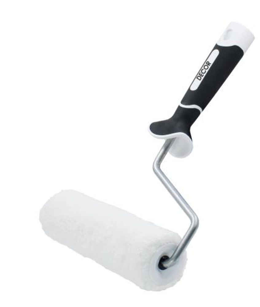 Валик Микрофибра 240мм, d42мм, d8мм, ворс 10мм, 2К Белый DECOR /480-7240 Валик Микрофибра 240мм, d42мм, d8мм, ворс 10мм, 2К Белый DECOR /480-7240