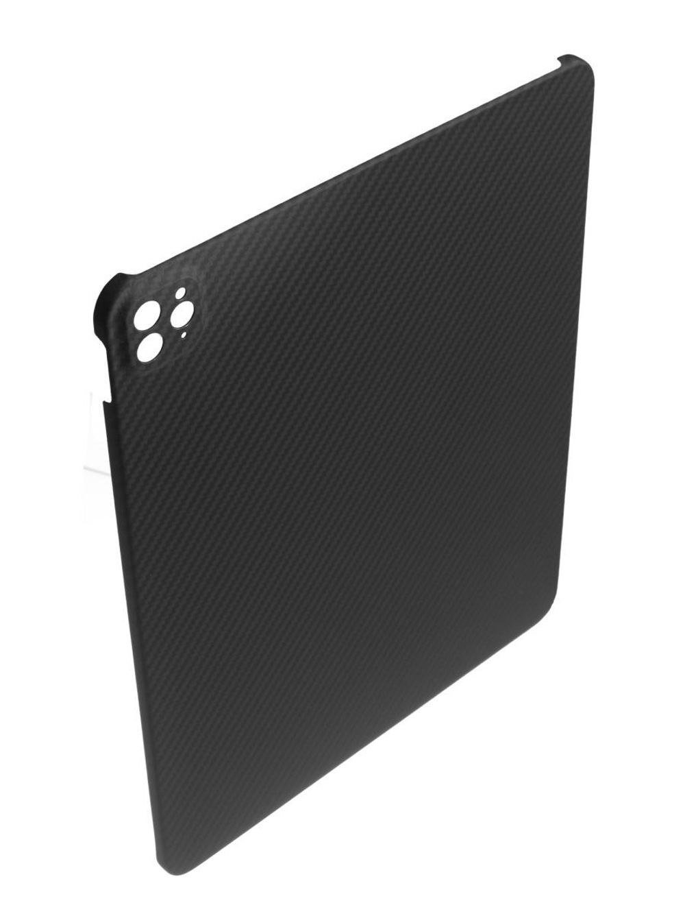 Чехол Сarbon Fiber Case c защитой камеры для iPad Pro 12.9 2020 / 2021